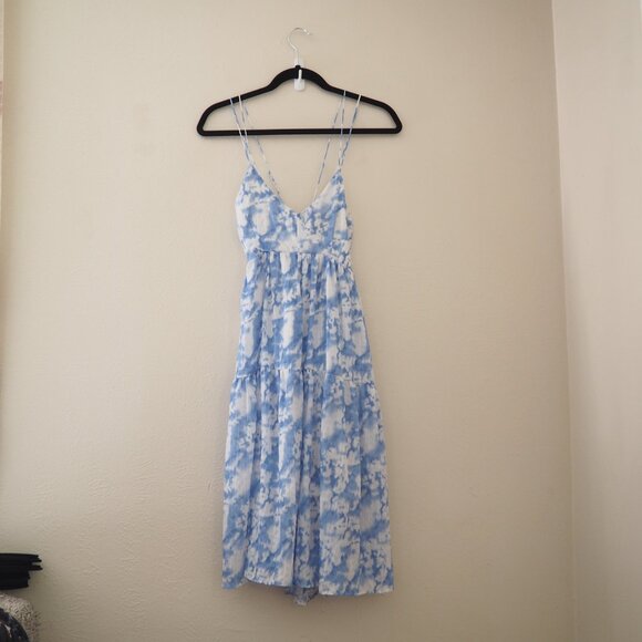 Hyfve Blue Clouds Strappy Dress sz S - Picture 5 of 9